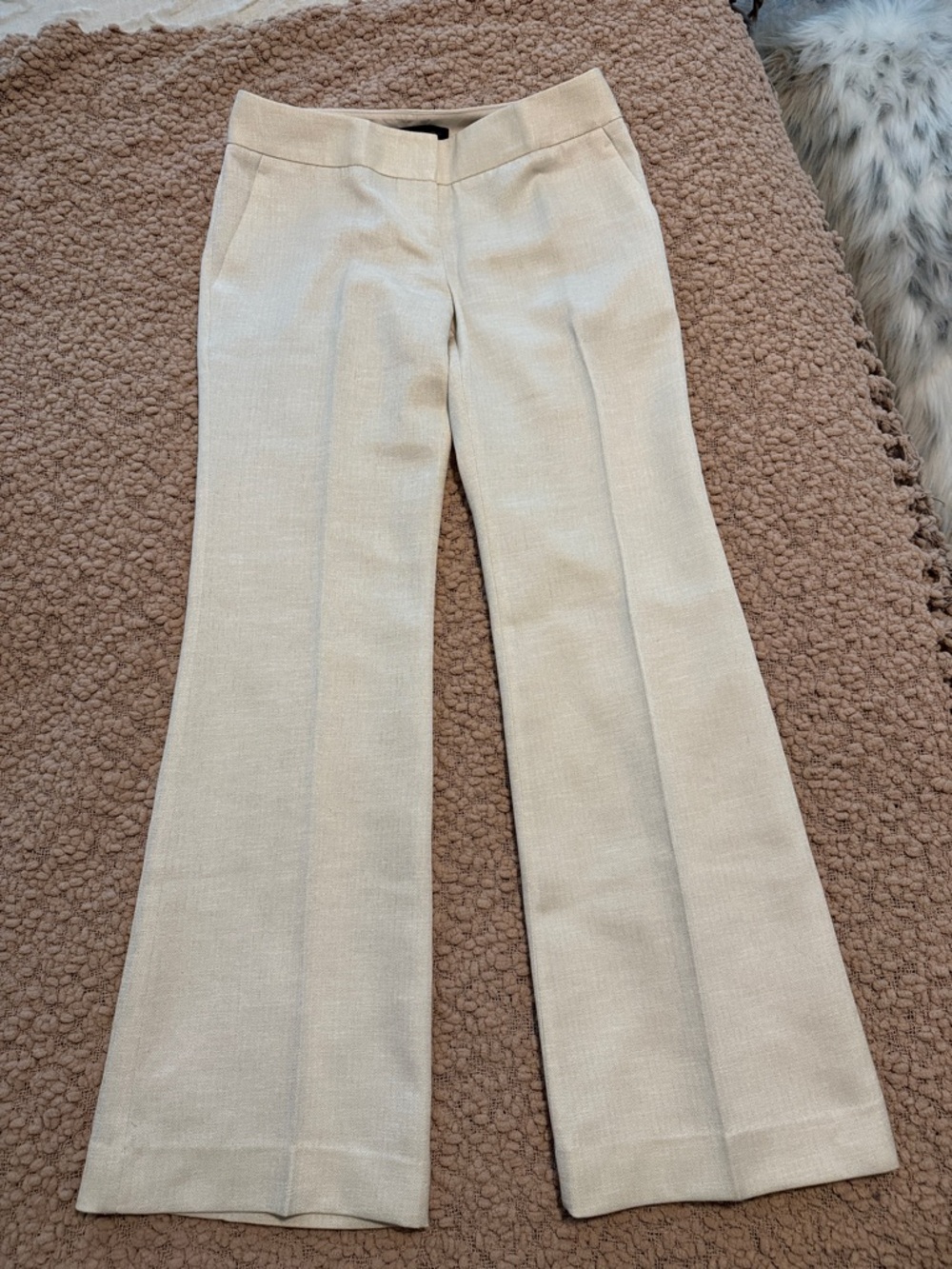 The Limited Cream Boot Cut Dress Pants Size 4